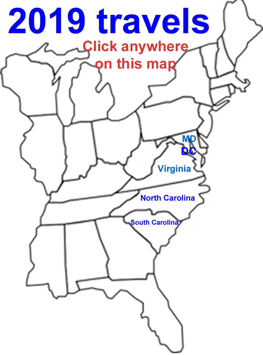 2019 travels of the two RV Gypsies